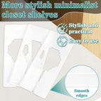 Sukh 30PCS Rectangular Closet Dividers - Plastic Closet Shelf Dividers