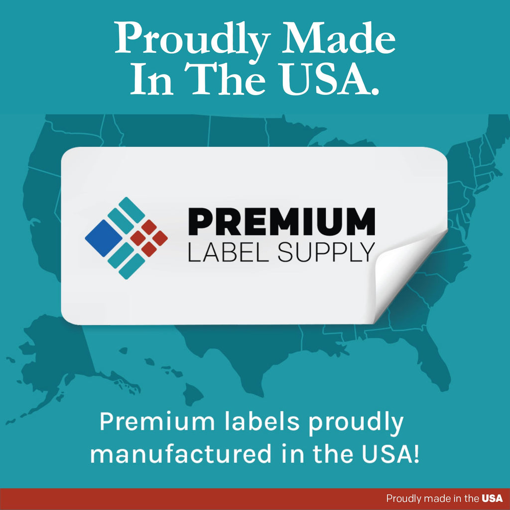 Premium Label Supply White Sticker Barcode Labels – 2" x 1" – Laser/Inkjet Compatible – (40 per Sheet), 100 Sheets – 4000 Total Adhesive Labels 4000 Labels