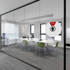 2 Pack Office Door Sign 6 Inch Rotating Privacy Sign 6 Status for Office Silver 2 Pack