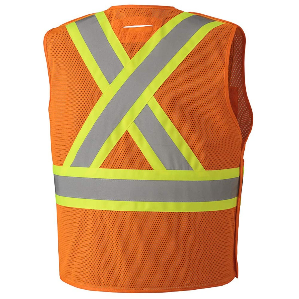 Pioneer Hi Vis Tear-Away Mesh Safety Vest – Reflective Class 2 Apparel – For Construction Large-X-Large