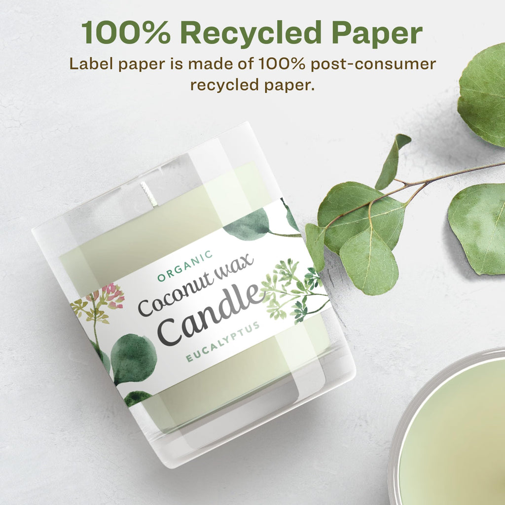 Avery® EcoFriendly Matte White Recycled Rectangle Labels, 1.5" x 3.75", Print-to-The-Edge, Matte White Labels, Permanent Adhesive, Laser/Inkjet Printable, 250 Total 250 labels