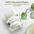 Avery® EcoFriendly Matte White Recycled Rectangle Labels, 1.5" x 3.75", Print-to-The-Edge, Matte White Labels, Permanent Adhesive, Laser/Inkjet Printable, 250 Total 250 labels