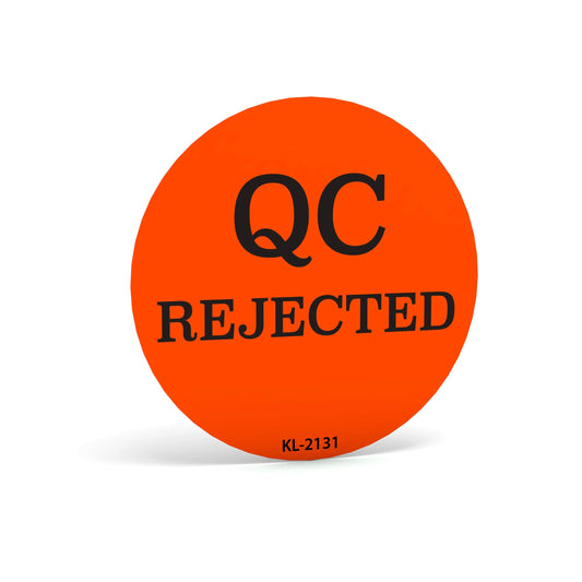 Kenco 2" Circle Inventory Control Stickers for Shipping and Inventory - 500 Permanent Adhesive Labels Per Roll Made in The USA (QC Rejected, 1 Pack)