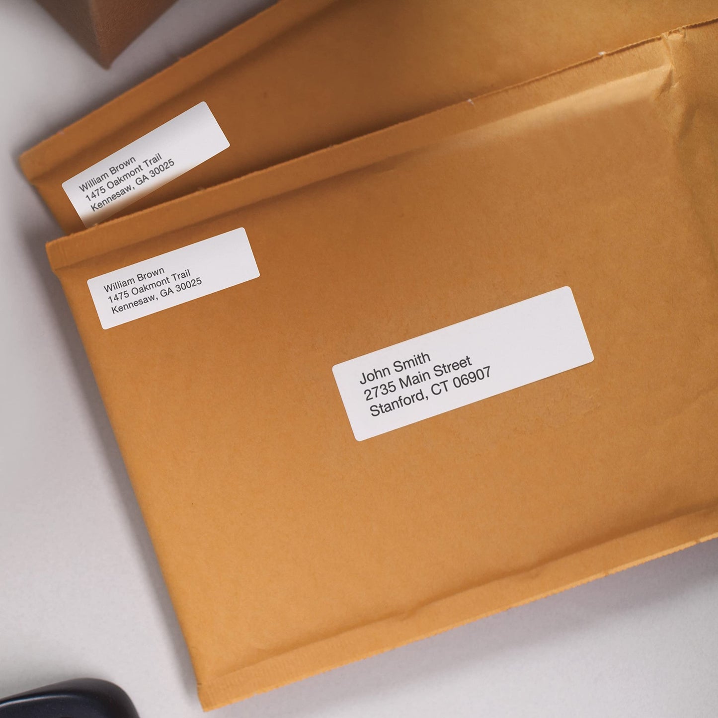 DYMO Authentic LW Return Address Labels, DYMO Labels for LabelWriter Label Printers, White, 3/4" x 2", 1 Roll of 500