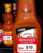 Red Well Tile pricemarker labels, 1.8 x 2 inches, retail grocery food labels, 500 pcs, used for price and product marking.