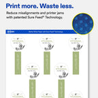 Avery® Matte White Lollipop Labels, 1.5" x 4", 400 Total 400 labels