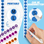 Gersoniel 16000 Pieces 1/2 Inch Dot Colored Stickers Roll 8 Colors