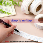 8 Rolls 4000 Pcs Removable Freezer Labels for Food Containers