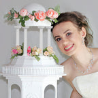 8PCS Cake Support Rods White Plastic Roman Column Cake Pillars, 7in
