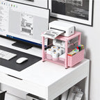 Thermal Label Holder for Foldable and Roll Type Labels,Metal Label Holder Pink