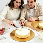 4pcs 12 Inch Round Gold Cake Boards 12inch