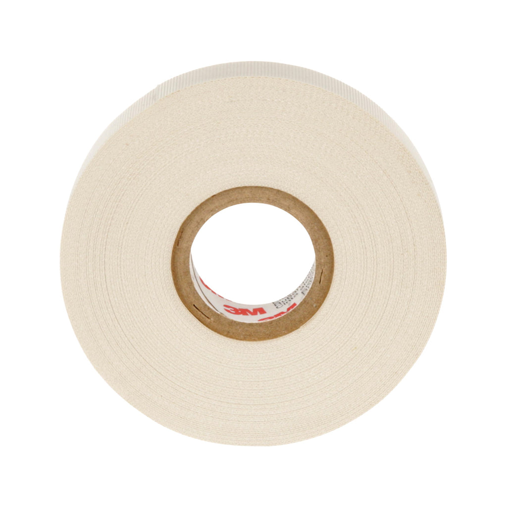 3M Glass Cloth Electrical Tape 27, ½ in x 66 ft, 1 Roll, Non-Corrosive Adhesive, Pressure Sensitive, High Temperature, Corrosion Protection, 7-mil Woven 1/2 in x 66 ft