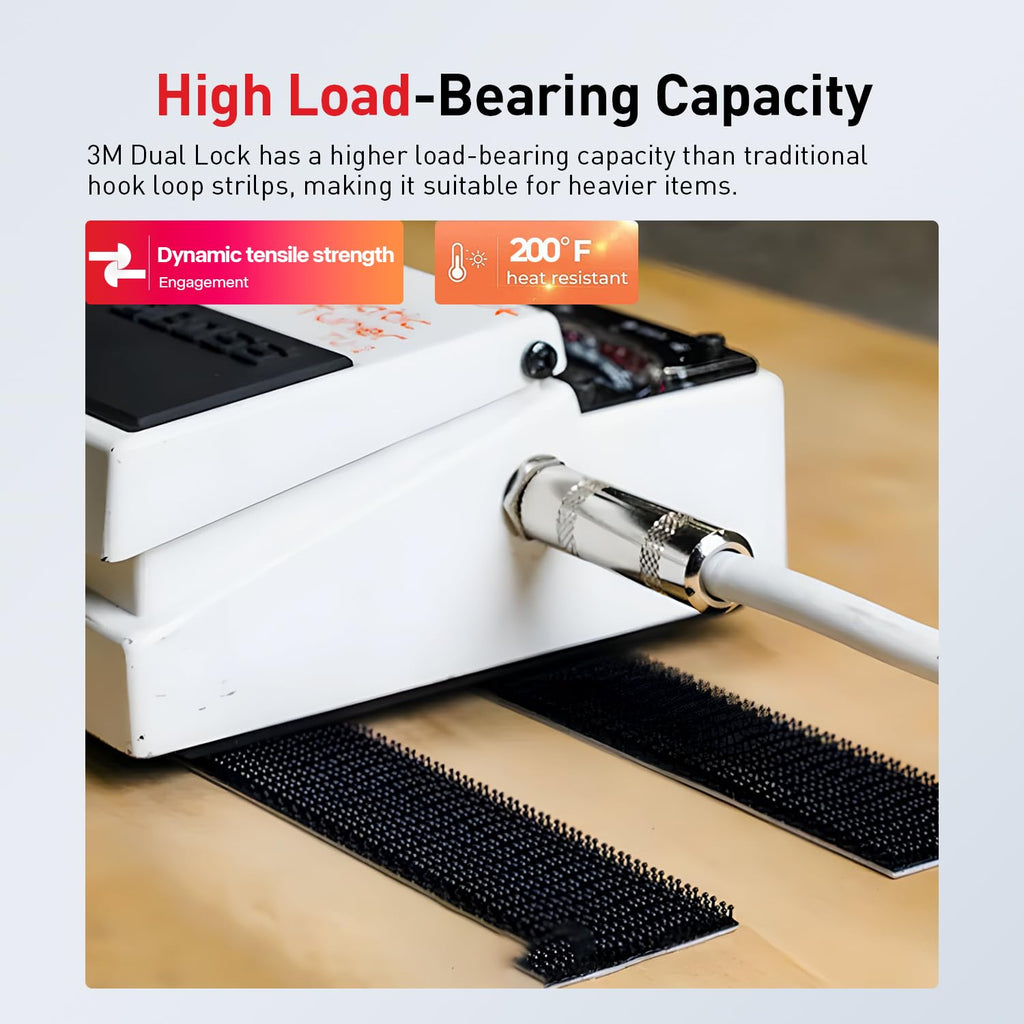 3M Dual Lock, Heavy Duty Reclosable Fastener, 1” x 7.5Ft, SJ3550 1" x 7.5Ft