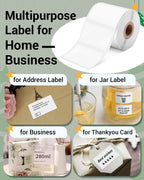 Phomemo Labels 3 Rolls, 1.57"x1.18", for M110/M100/M220/M108, 960 PCS White 1.57"x1.18"