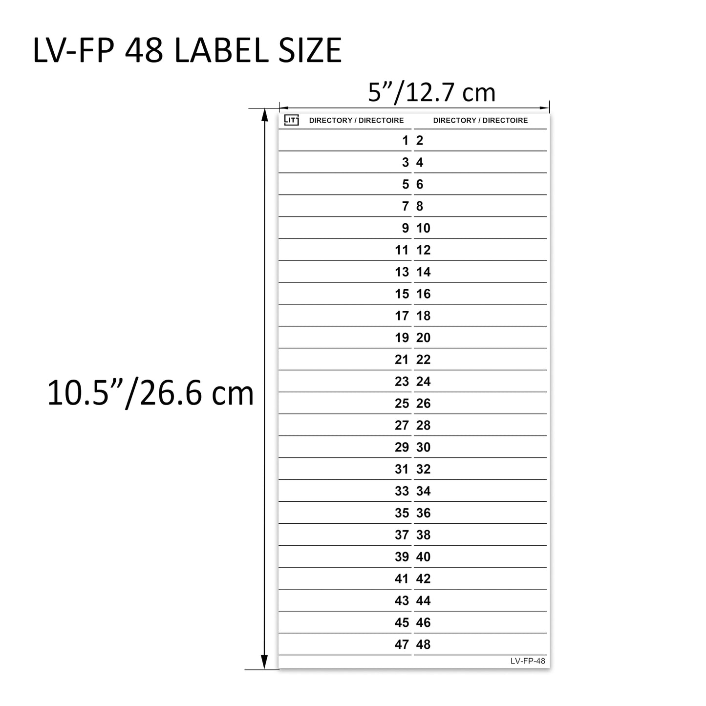 48 Circuits 2 Pack Replacement for Federal Pioneer Stab-Lok Electrical Circuit Breaker Fuse Panel Directory Labels Stickers Decals