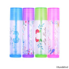 Kare & Kind medication labels in multicolor, 400 self-adhesive peel-and-stick labels for lip balm containers and nasal inhaler tubes.