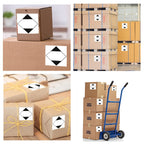500 Pcs ORM-D Shipping Diamond Labels2"x 2" New 2027 Dangerous Goods Labels Black