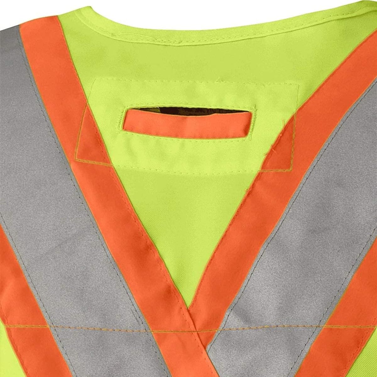 Pioneer Hi Vis Surveyor's Safety Vest - Engineer Style - Breathable Mesh & Reflective Tape - 7 Pockets - Hi Vis Yellow/Green Medium
