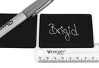 ChromaLabel 2x3 inch black all-purpose permanent color code rectangle labels with 100 stickers in dispenser box