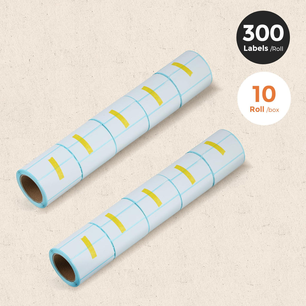 Bonvoisin Label Rolls, 60 x 30mm, Label Printing Scale, 10 Rolls Per Case