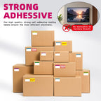 Color Coded Writable Moving Box Labels Household Packing Classification 1200