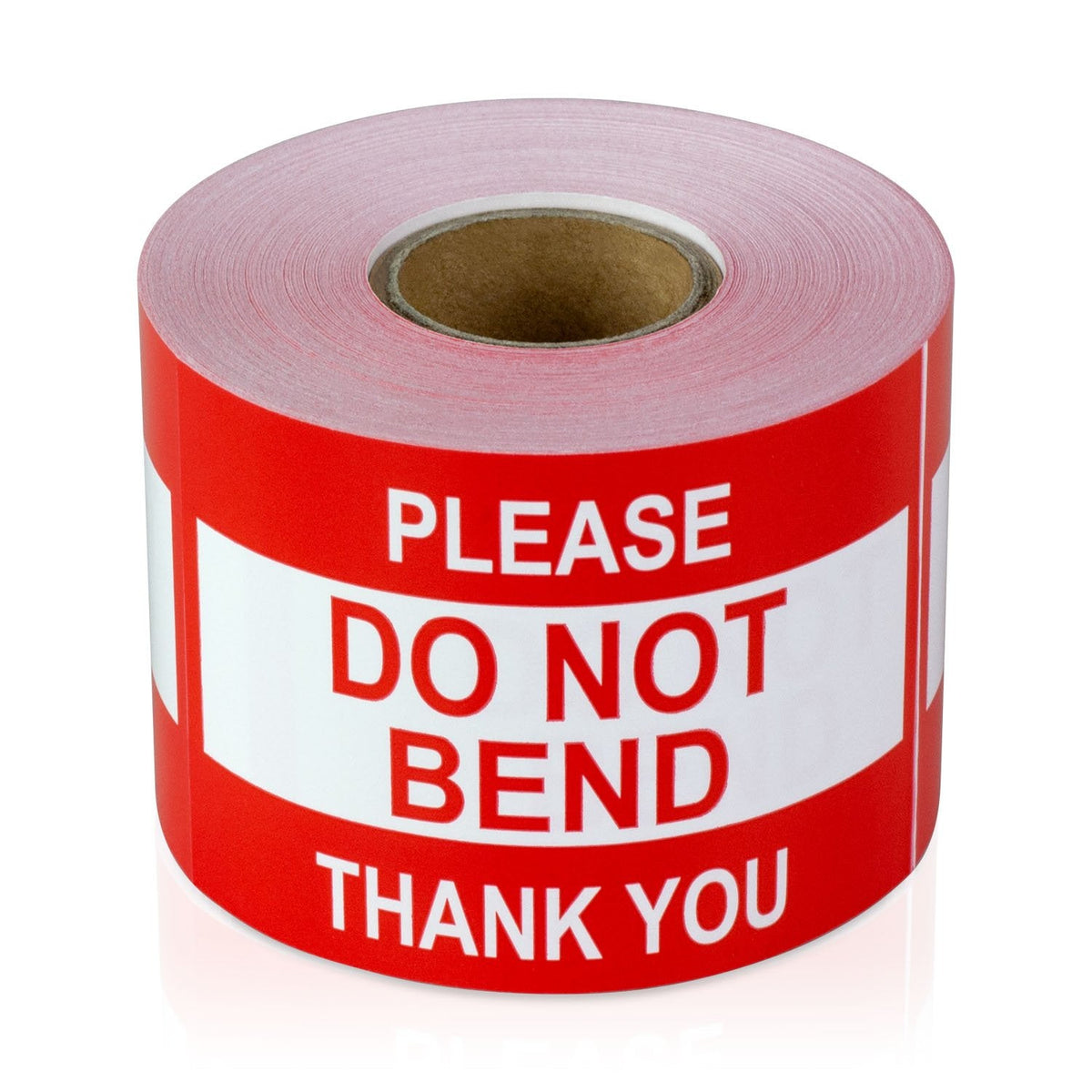 1200 Count - Please, DO NOT Bend Sticker Labels, 3 x 2 inch Rectangle Do Not Fold Labels for Handling Instructions, Shipping Warning, Fragile Shipments