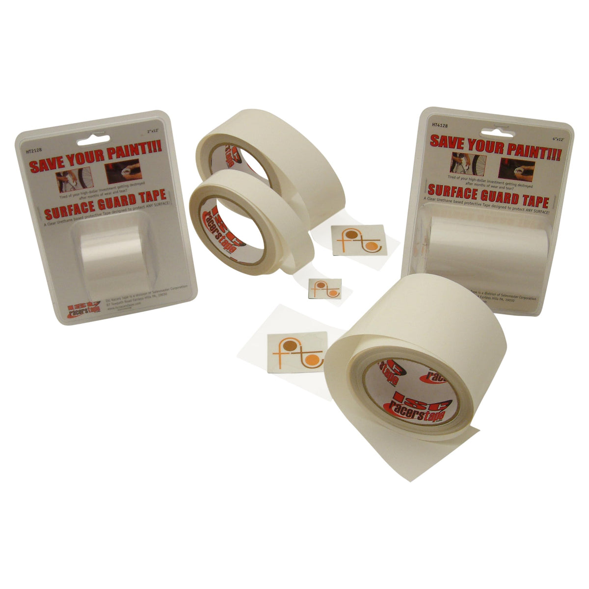 ISC Helicopter-OG Surface Guard Tape (8 mil Outdoor Grade): 4 in. x 12 ft. (Transparent)