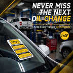 300 Pcs Fleet Service Oil Change Stickers, Next Service Due Labels, Vehicle Maintenance Tracking Labels for Auto Repair Shops, Workshops, and Fleet Management
