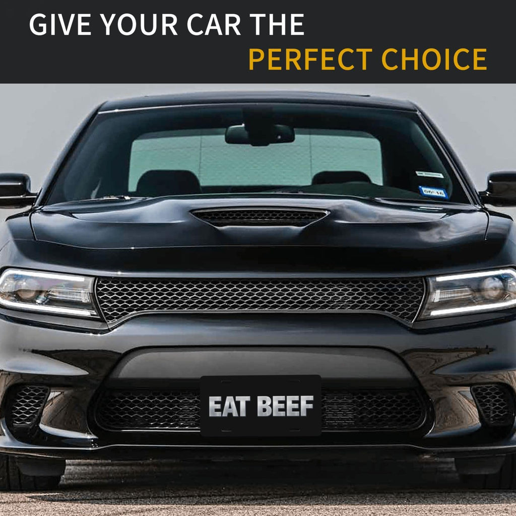 Eat Beef Aluminum License Plate Country Ranch Decor 6x12 Eat Beef