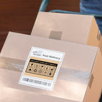 Khaki Thermal Labels 4 × 6 Inch Waterproof Vinyl Stickers 250 PCS Khaki