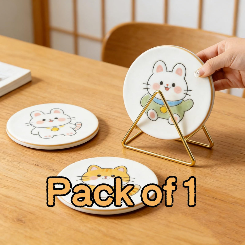 Metal Coaster Holders, 1Pcs