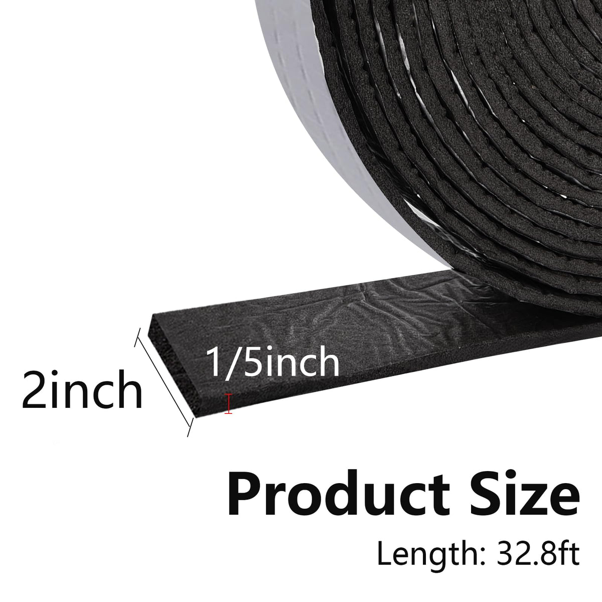 2 Roll Pipe Insulation Wrap,Aluminum Foil Pipe Insulation Foam Tape Self Adhesive Insulation Wrap for Indoor Outdoor Cold Hot Water Pipes Winter Freeze Protection (2" Wide X 32.8 Ft Long) 2