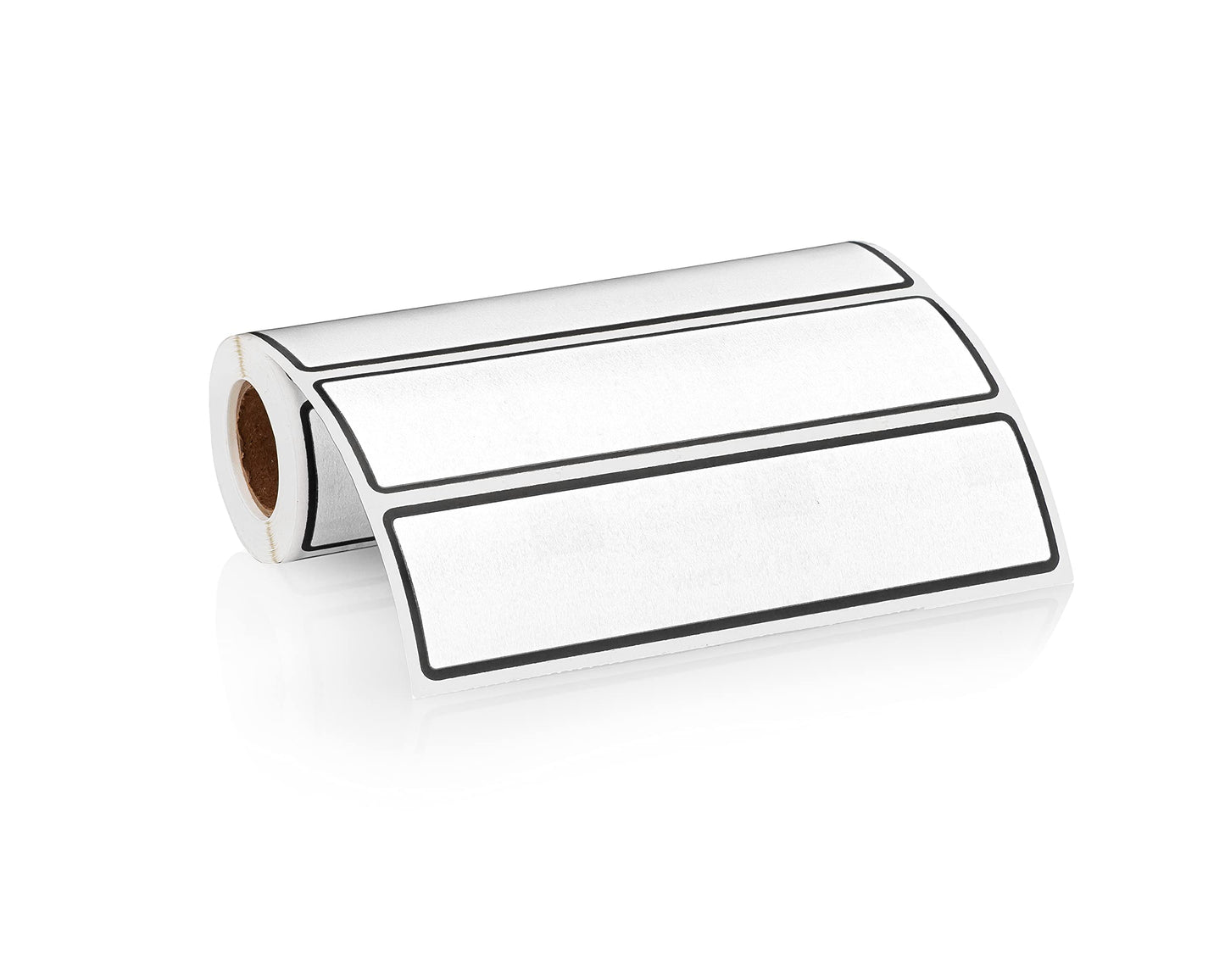 Carstens Adhesive Sticker Labels, 5 3/8” x 1 3/8”, Binder Labels for 1.5” – 4” Ring Binder Spines, White, Roll of 200 1 Roll