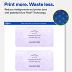 Avery® Matte White Rectangle Labels, 2.5" x 5", 300 Total 2.5" x 5" 300 Count