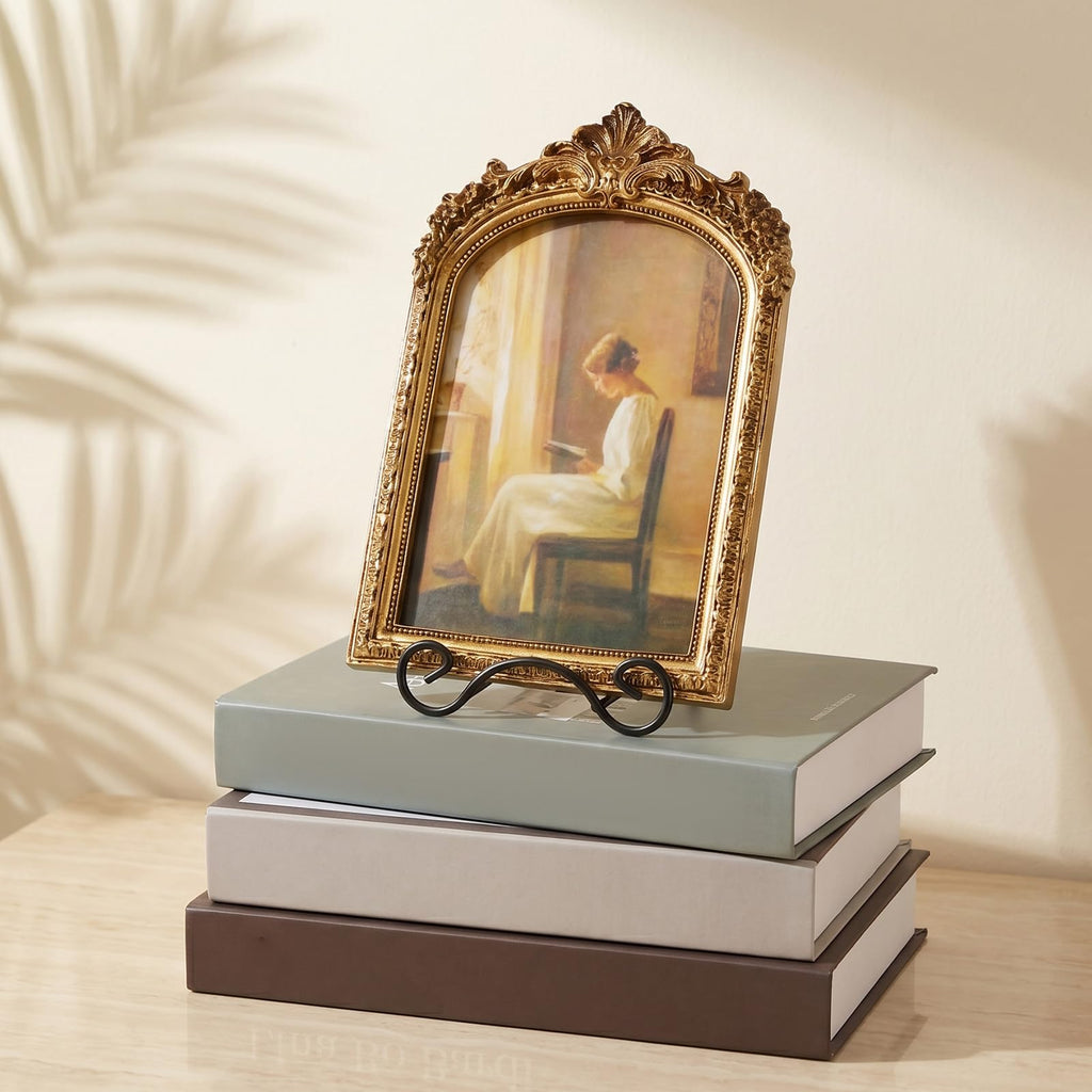 3Pcs Bowl Deep Platter Stand Metal Scroll Display Rack, Iron Metal Bowl Display Stand Decorative Holder for Bowls, Plates, Picture Frames, Black, 4.7" x 5" x 6.5" Each