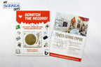 My Scratch Offs 1.25 in Gold Round Scratch-Off Stickers, 250 Pack