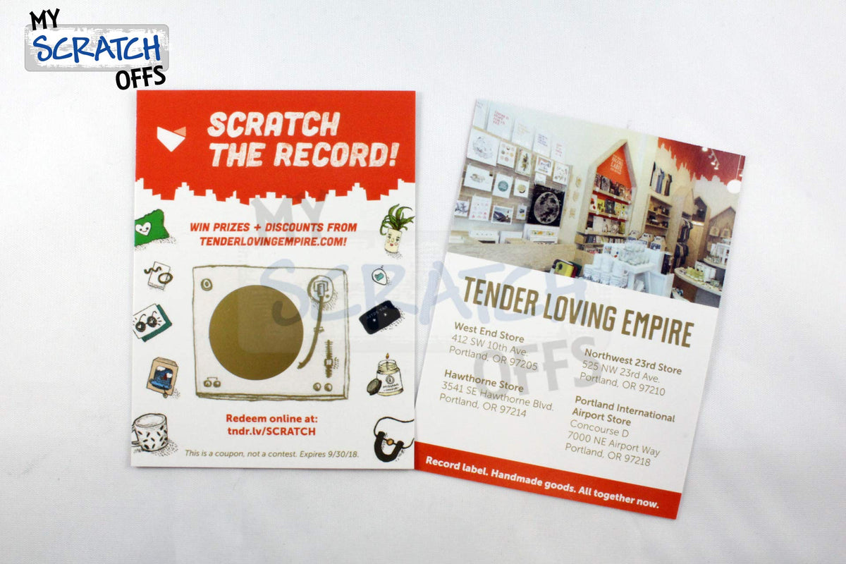 My Scratch Offs 1.25 in Gold Round Scratch-Off Stickers, 250 Pack