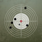 ChromaLabel 1-inch round black target pasters for shooting, 1000 labels in dispenser box, ideal for marksmanship and shooting practice.