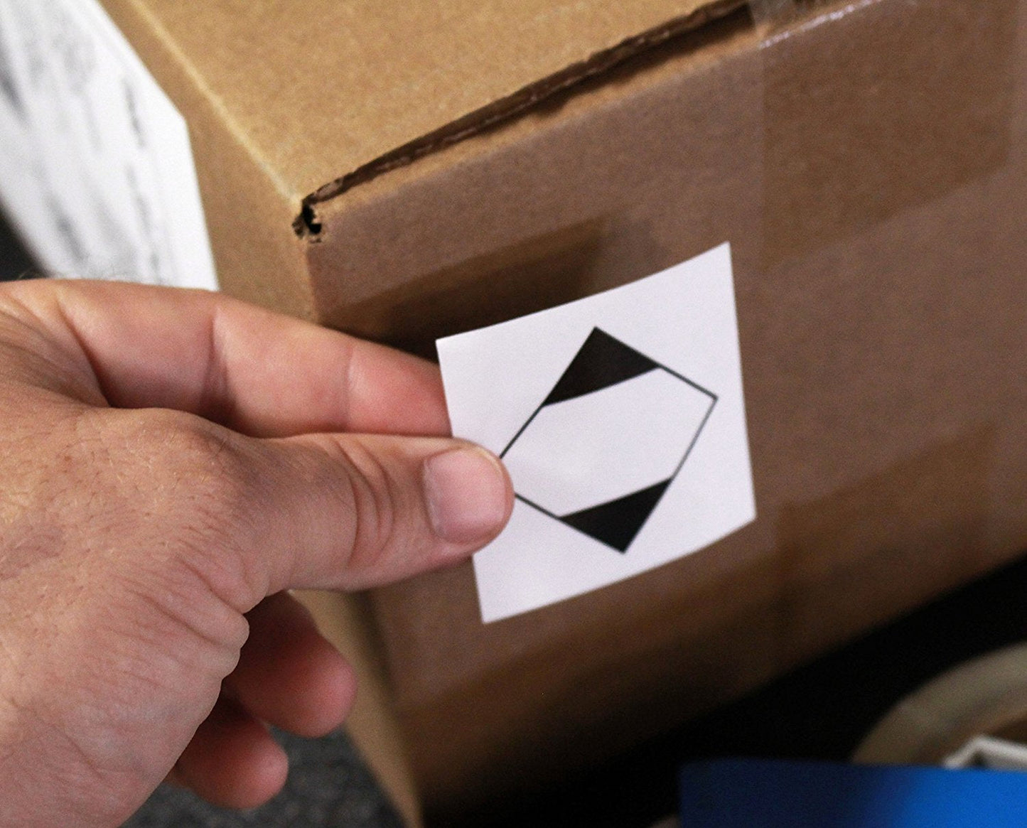 Hybsk 2x2 Inch ORM-D Shipping Labels Diamond Limited Quantity of Dangerous Goods Stickers for Warehouse Handling Transport Shipping Stickers Total 300 Labels Per Roll (2x2 inch)