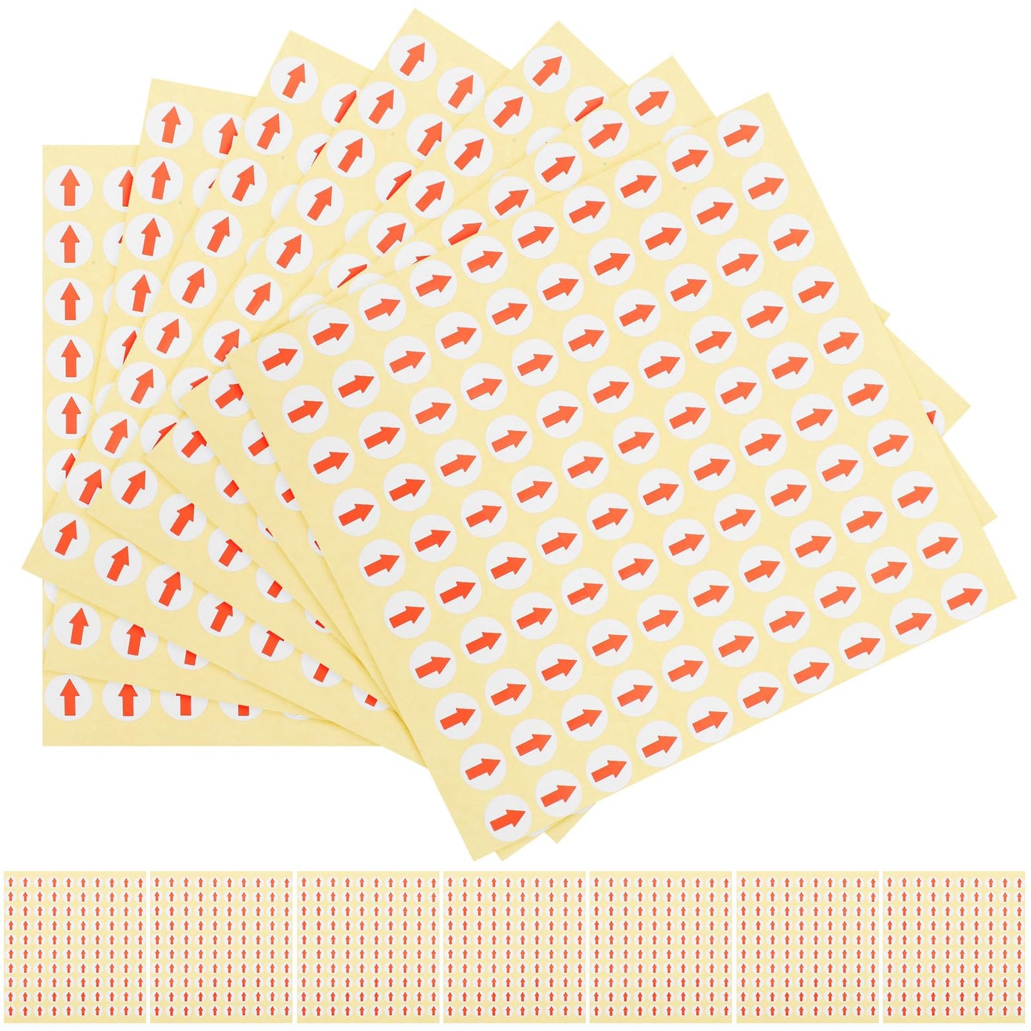 MAGICLULU 12800 Pcs The Office Theoffice Marks Red Arrow Labels Self-Adhesive Stickers Tag Removable Stickers Round Stickers Circle Dot Labels Round Sticker Labels Dot The Sign