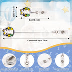 24Pcs Cute Vet Teach Badge Reel,Funny Retractable Veterinary ID Badge Holders Vet Teach Accessories for Coworker Office Hygiene Hygienist School Student Friend Graduation Vet Teach Week Gifts. Veterinarian
