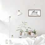 TOMATO FANQIE Leave Packages Inside Gate Inside Fence Sign, Wood Sign for Front Door, Package Delivery (White) White
