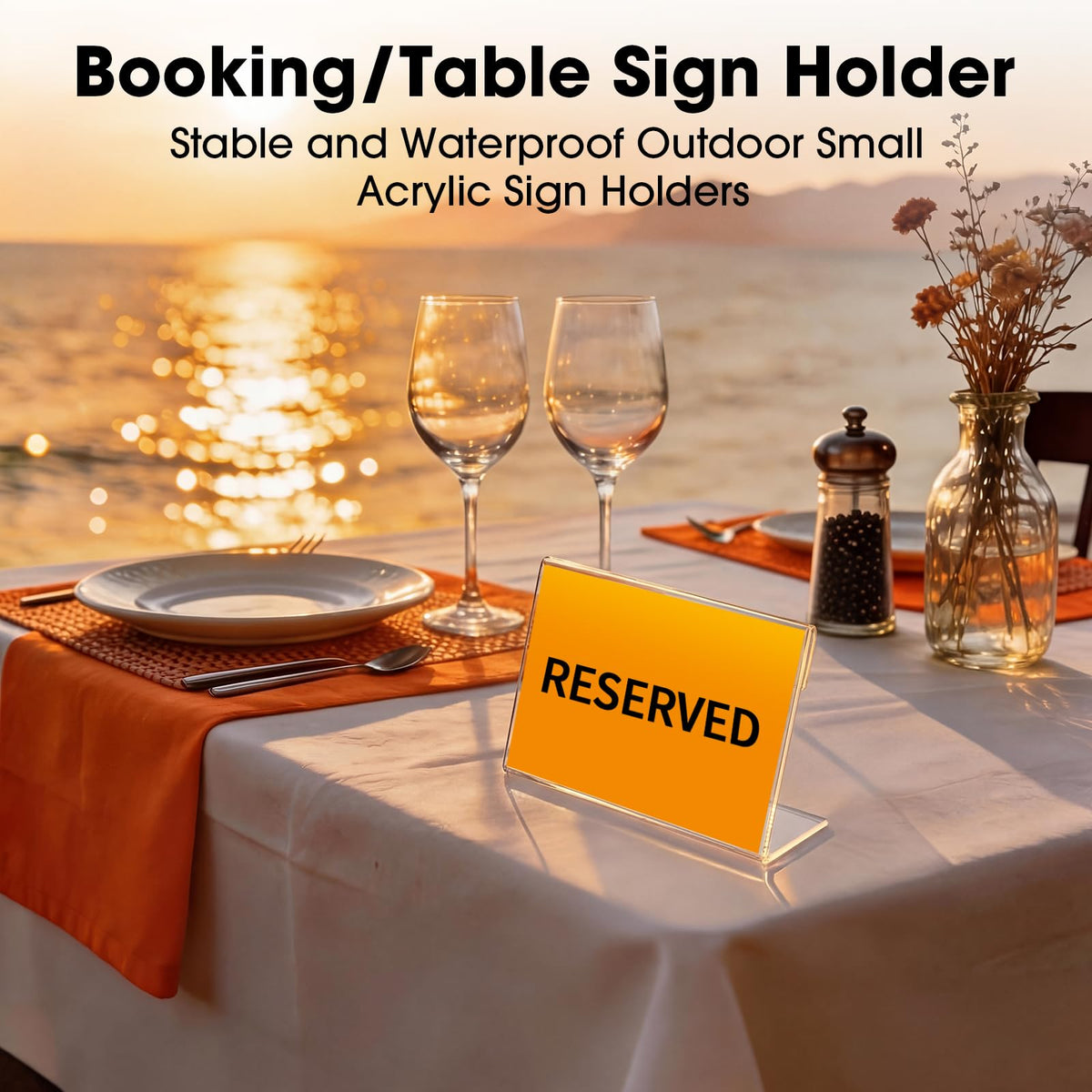 20 PCS Small Acrylic Sign Holder 4x3 inch, Small Acrylic Food Sign Labels for Party Buffet, Retail Price Display Holder, Clear Plastic Table Counter Top Stand for Name Card, Bakery, Wedding, Event Decor 20PCS 4" X 3"(10.1X7.6)