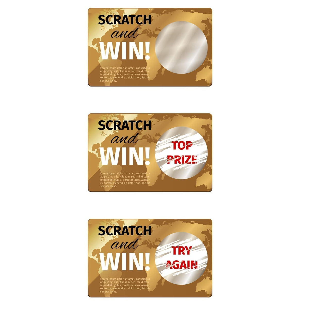 Set of 1000 round scratch-off sticker labels by Leinuosen, all-purpose labels for packaging, crafts, or organization.