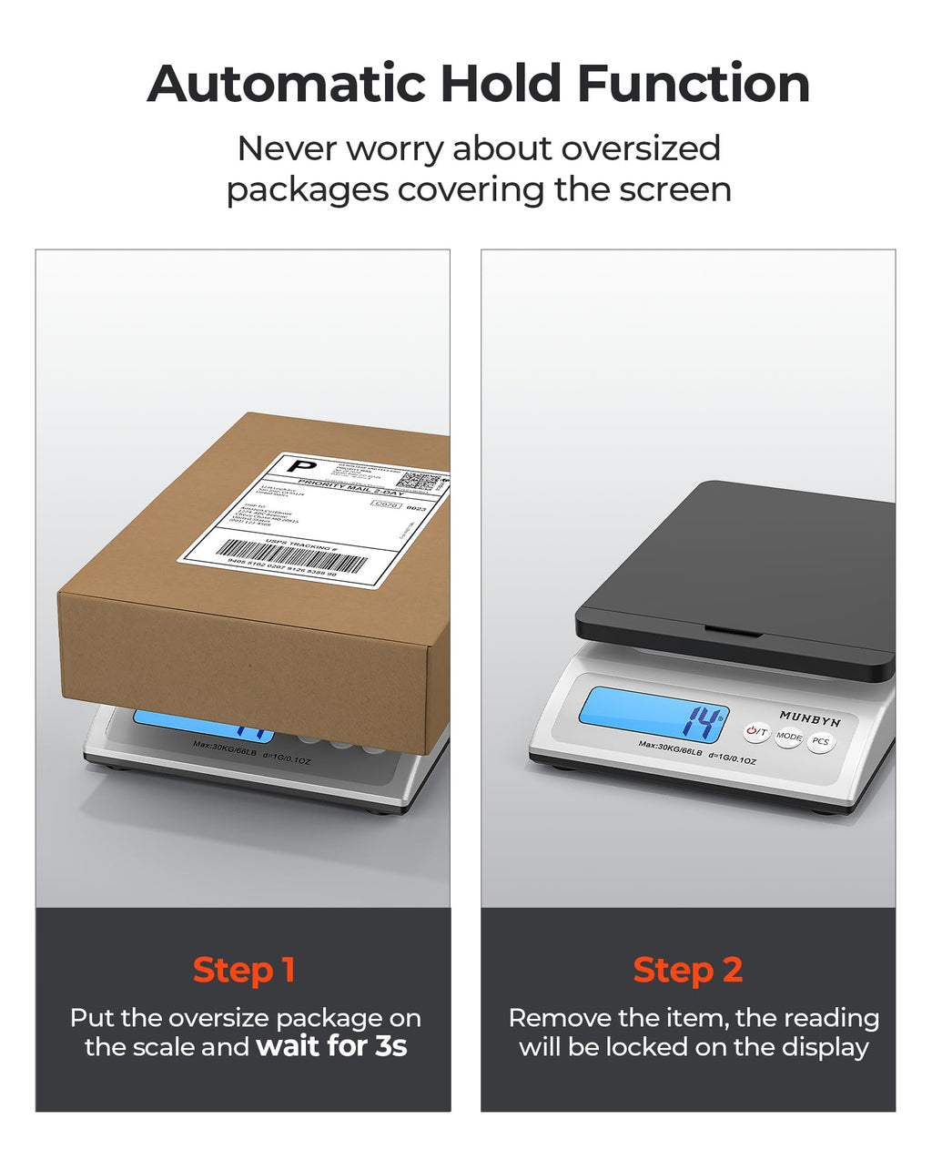 3x5 Inch Thermal Shipping Label+Shipping Scale, Accurate 66lb/0.1oz Postal Scale