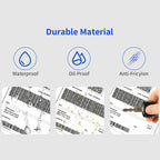 4" x 6" Fanfold Direct Thermal Labels, 500 Per Stack, White Perforated Shipping Labels Compatible with Zebra, Elton Printers(1 Stack) 500 Labels/Stack 1 Stack