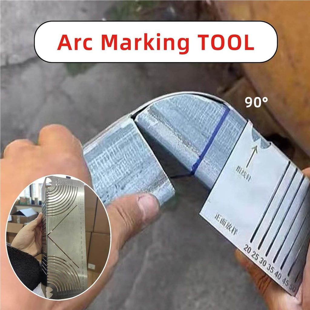 Angle & Arc Marking Tool Set for Steel Pipe & Metal Fabrication
