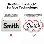 HX AURIZE Write-On Iron-On Labels for Clothing, 116 Pcs (Berry & Sky) Berry & Sky