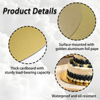 4pcs 12 Inch Round Gold Cake Boards 12inch