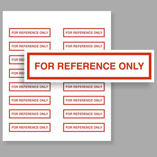 SmartSign for Reference Only Labels | Pack of 160, 2" x 0.5" Write-On Removable Vinyl Stickers, Made in USA